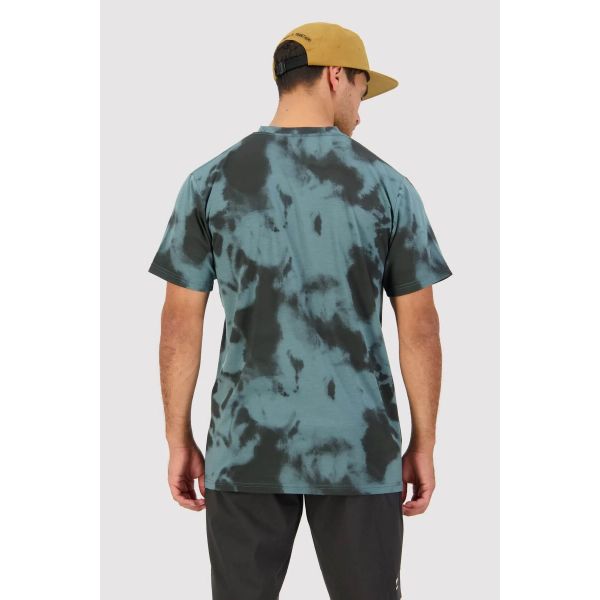 Mons Royale - Koszulka męska Icon T-Shirt Graffiti Sage Tie Dyed