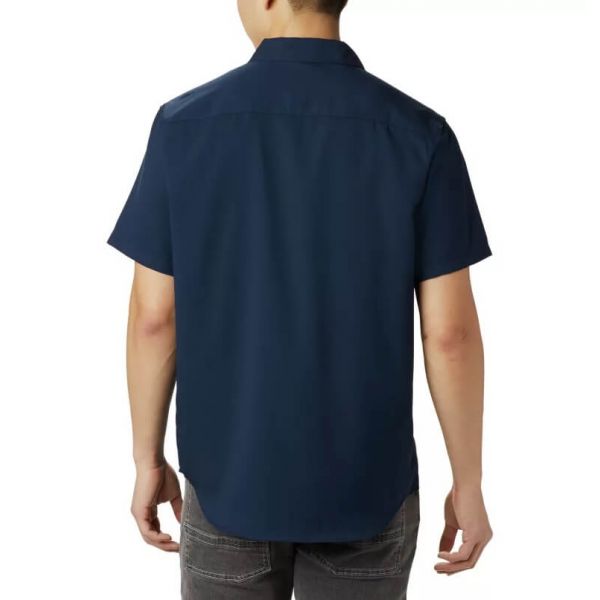 Columbia - Koszula męska Utilizer II Solid Short Sleeve Shirt Collegiate Navy