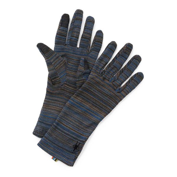 Smartwool - Rękawiczki Thermal Merino Pattern Glove Laguna Blue Heather Color Shift