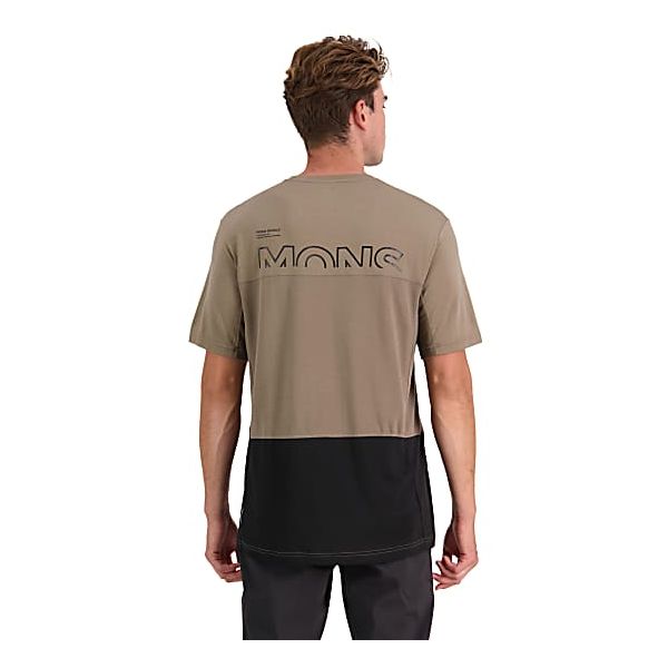 Mons Royale M Tarn Merino Shift Tee Logo - męska koszulka z naturalnymi właściwościami termicznymi