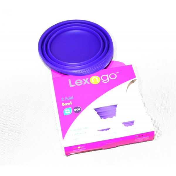 Lexngo - 2-rozmiarowa, składana miska Two Fold Bowl