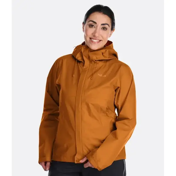 Kurtka  membranowa damska Rab Downpour Eco Jacket z kolekcji sklepu outdoorowego Trekmondo.pl