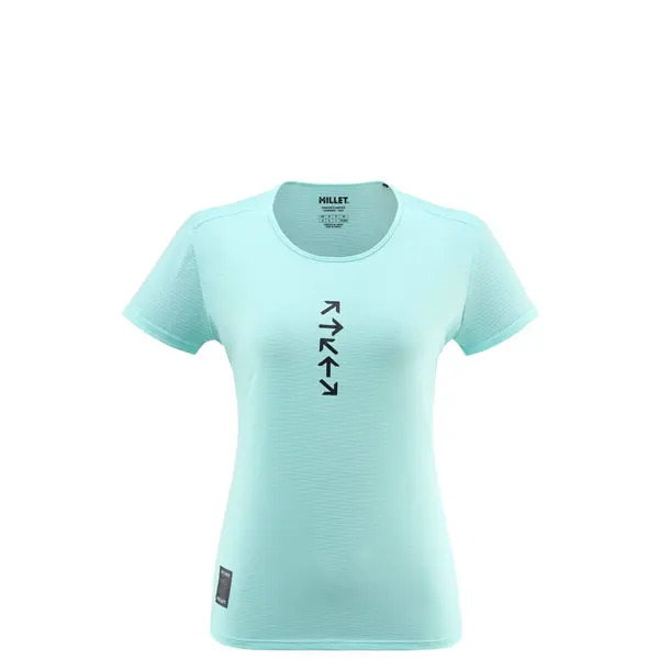 Koszulka damska Millet Intense Print TS SS - Aruba Blue, Rozmiar: XL