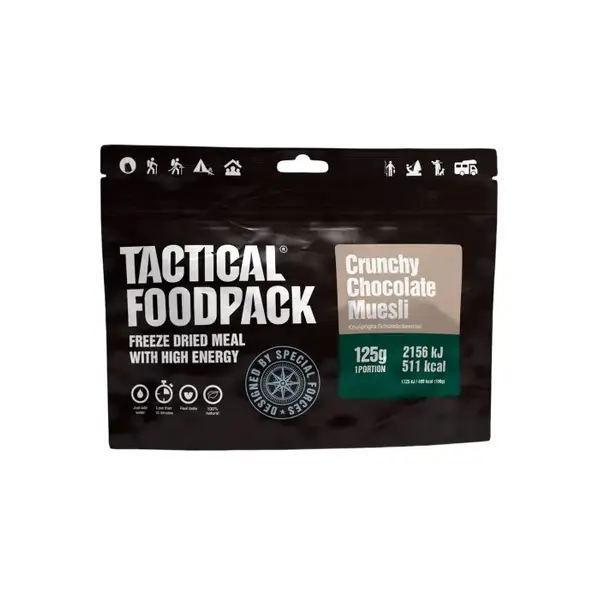 Liofilizat Tactical Foodpack - Chrupiące musli czekoladowe 275 g