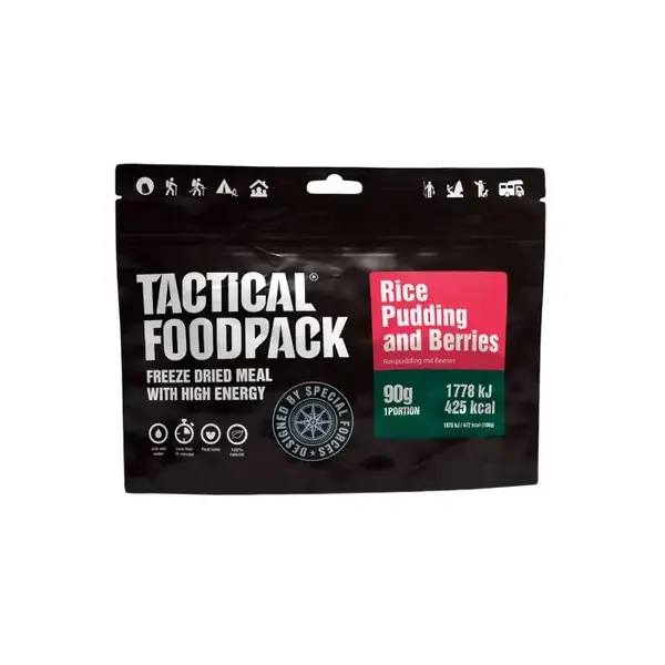 Liofilizat Tactical Foodpack - Ryżowy pudding z malinami 290 g
