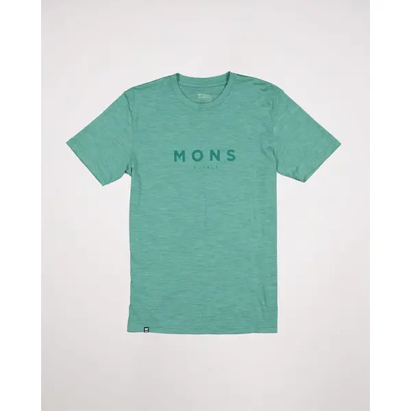 Koszulka męska Mons Royale M Zephyr Merino Cool T-Shirt - Smokey Green, Rozmiar: XL, 4 zdjęcie