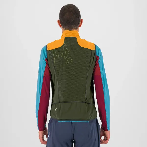 Kamizelka biegowa męska Karpos Lavaredo Vest - Radiant / Rifle Green, Rozmiar: L, 4 zdjęcie