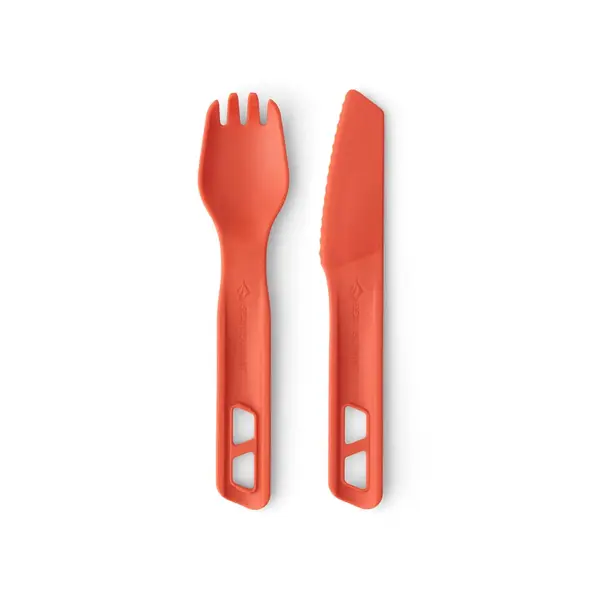 Zestaw sztucców Sea To Summit Passage Cutlery Set 2 sztuki, Kolor: pomarańczowy