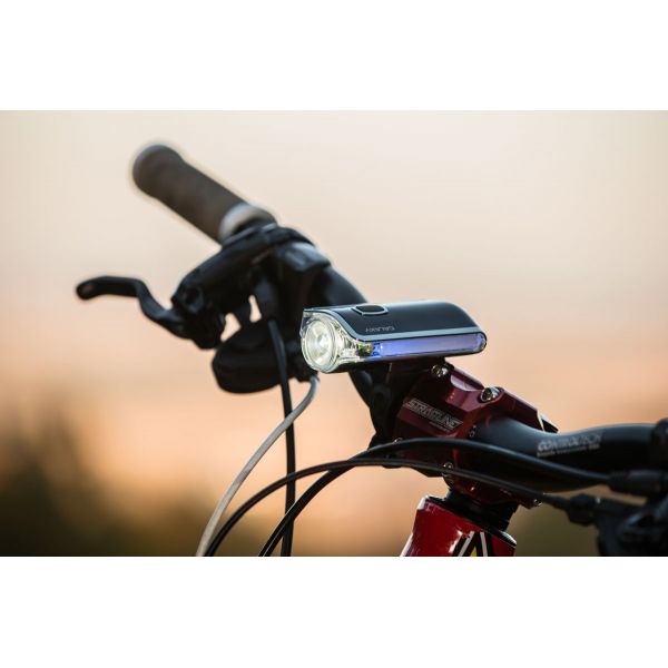 Zestaw lamp rowerowych Galaxy ze światłem bocznym Mactronic, 4 zdjęcie