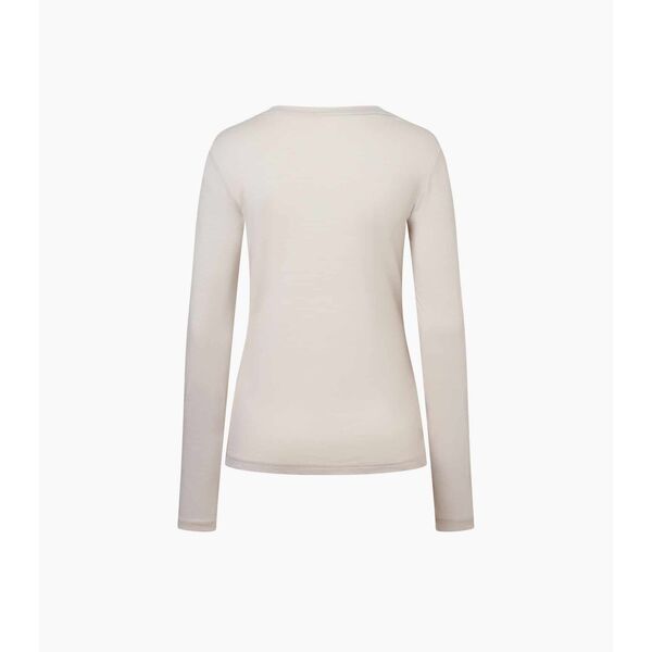 Super.Natural koszulka damska merino LS Sunbirch beżowa, Rozmiar: M, 2 zdjęcie