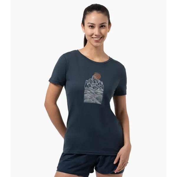 Super.Natural koszulka damska merino Preikestolen Tee niebieska, Rozmiar: XS, 3 zdjęcie