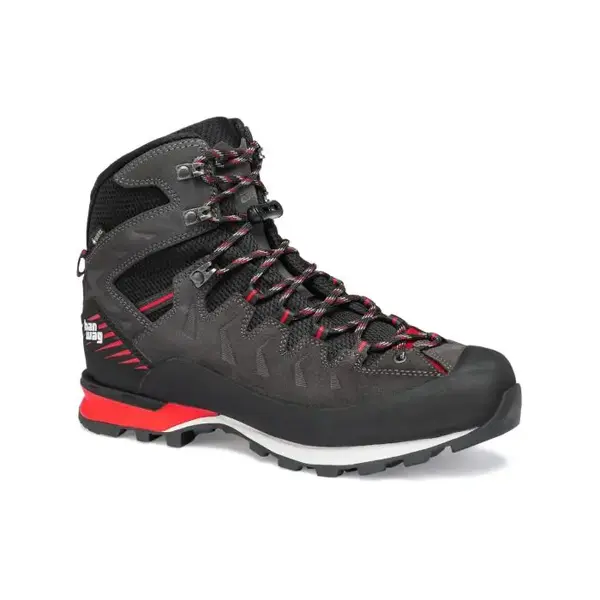 Hanwag buty pod raki półautomatyczne męskie Makra Pro GTX Asphalt/Red, Rozmiar: 43