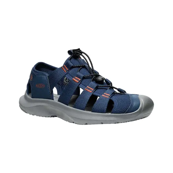 Keen sandały zabudowane męskie Seanik H2  - Naval Academy / Gold Flame, Rozmiar: 42, 2 zdjęcie