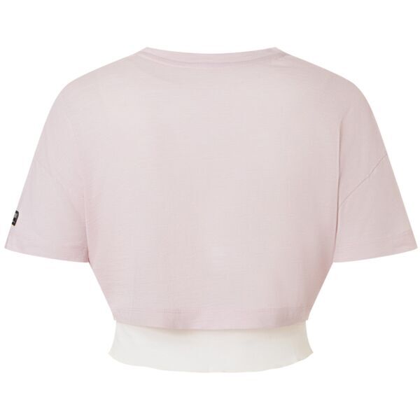 Super.Natural koszulka damska Crop Losee Tee - orchid ice / fresh white, Rozmiar: S, 2 zdjęcie