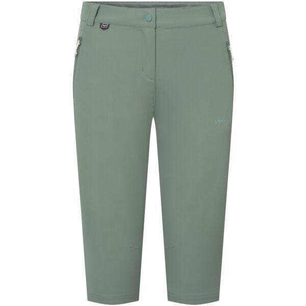 Viking spodnie damskie VIKING Expander 3/4 Lady - zielone, Rozmiar: M