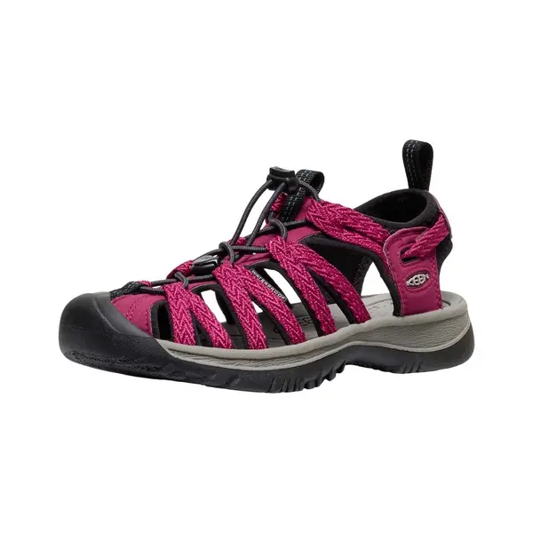 Keen sandały zabudowane damskie Whisper - Beaujolais / Black, Rozmiar: 38, 2 zdjęcie