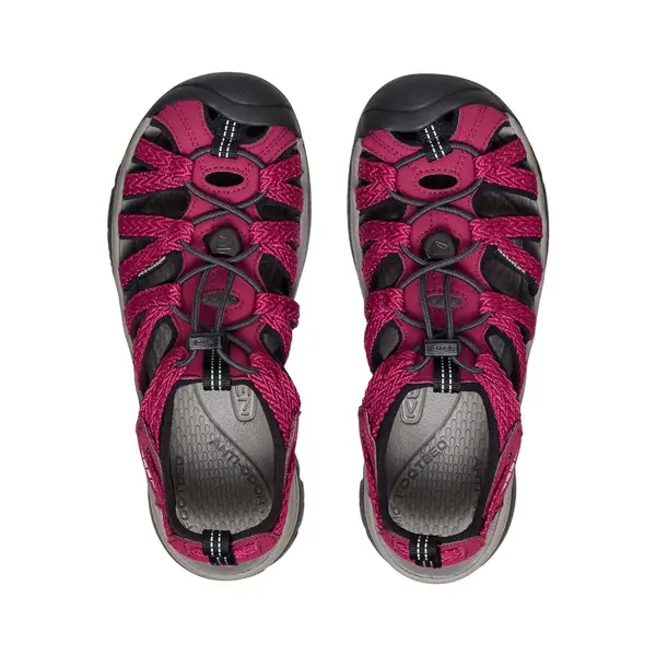 Keen sandały zabudowane damskie Whisper - Beaujolais / Black, Rozmiar: 38, 3 zdjęcie