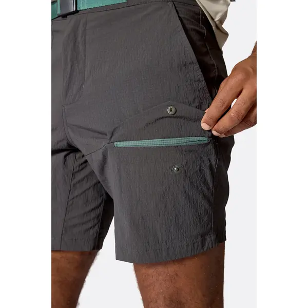 Rab krótkie spodenki męskie Rowtor Shorts - Anthracite, Rozmiar: L, 4 zdjęcie