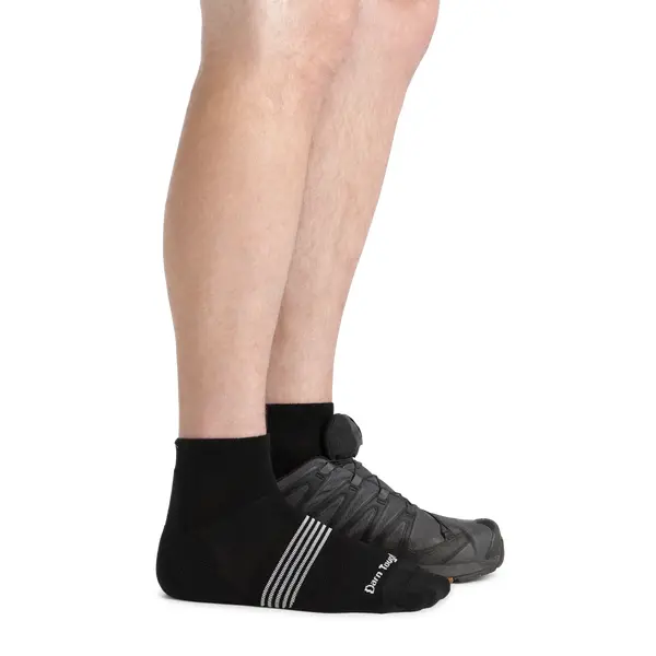 Darn Tough - skarpety męskie Element 1/4 Lightweight with Cushion - Black, Rozmiar: L (43-45.5), 5 zdjęcie