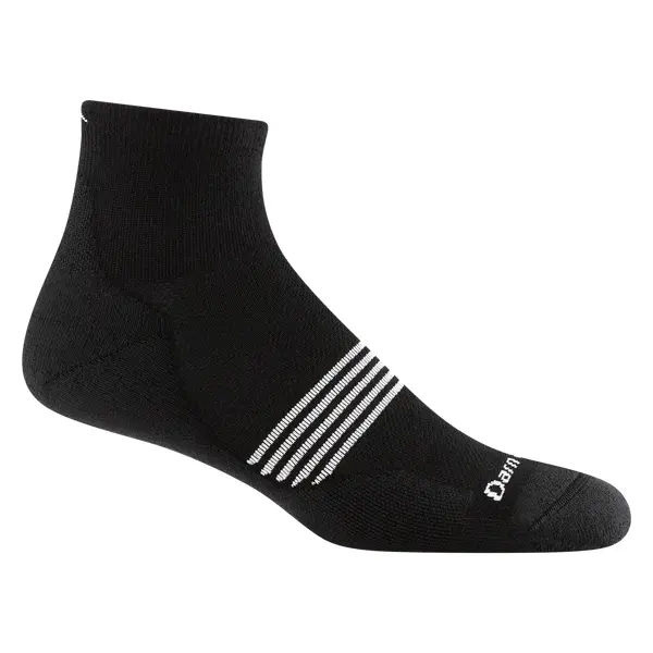 Darn Tough - skarpety męskie Element 1/4 Lightweight with Cushion - Black, Rozmiar: L (43-45.5)