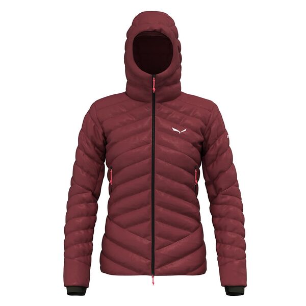 Salewa - Kurtka puchowa damska ORTLES MED 3 RDS DOWN JACKET W - syrah, Rozmiar: S