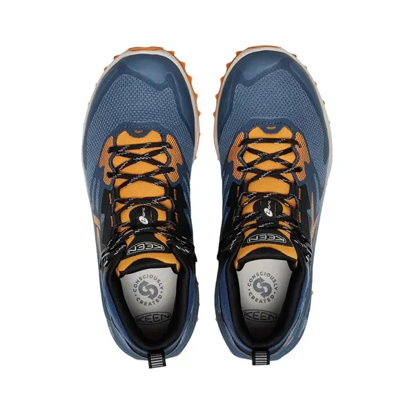 Keen - Buty męskie Zionic NXT Mid WP - Naval Academy / Bright Marigold, Rozmiar: 43, 6 zdjęcie