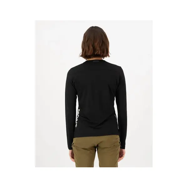 Mons Royale koszulka damska merino Diversion Bike Jersey Long Sleeve - Black, Rozmiar: M, 3 zdjęcie