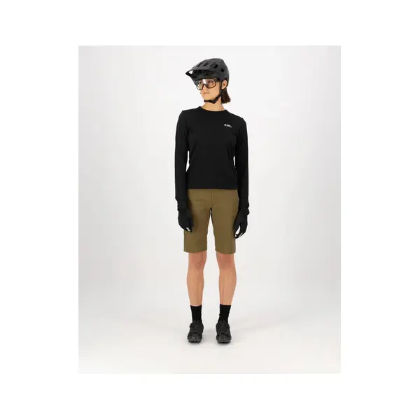 Mons Royale koszulka damska merino Diversion Bike Jersey Long Sleeve - Black, Rozmiar: M, 5 zdjęcie