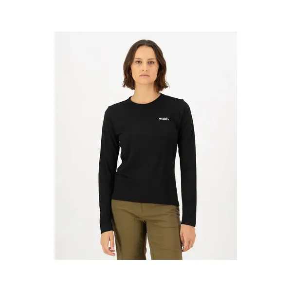 Mons Royale koszulka damska merino Diversion Bike Jersey Long Sleeve - Black, Rozmiar: M, 2 zdjęcie