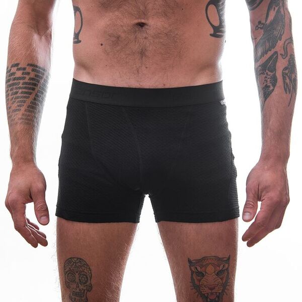 Sensor bokserki męskie MERINO DF boxers Men - black, Rozmiar: XXL, 2 zdjęcie
