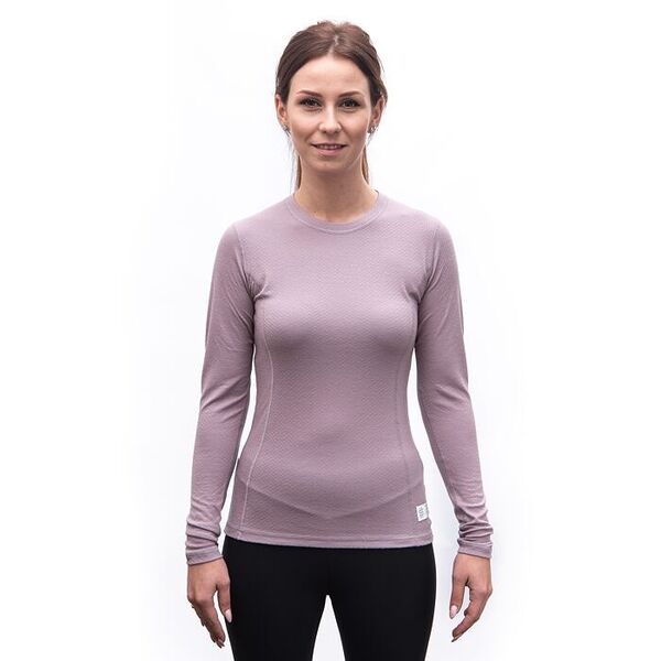 Sensor koszulka damska Merino DF Tee Long Sleeve - mystic violet, Rozmiar: L, 2 zdjęcie