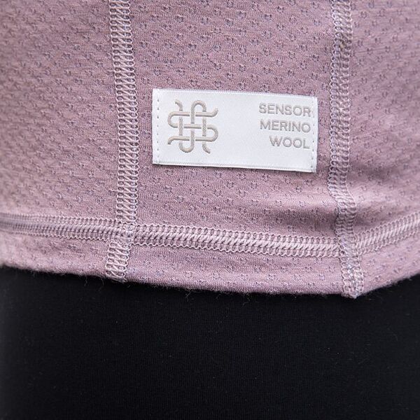 Sensor koszulka damska Merino DF Tee Long Sleeve - mystic violet, Rozmiar: L, 4 zdjęcie