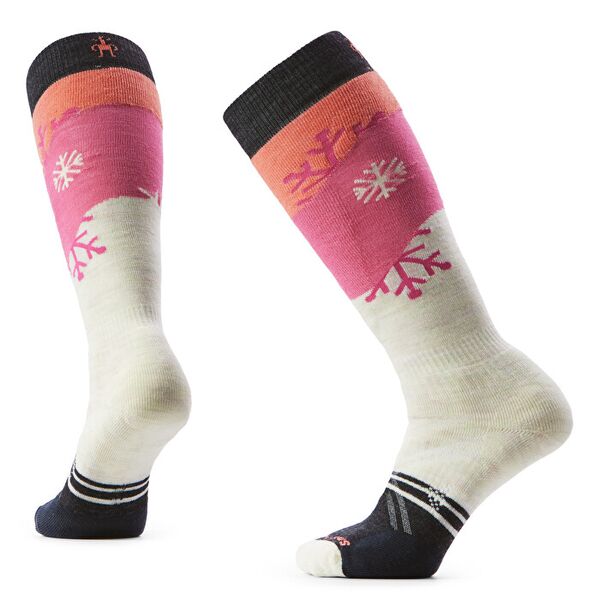 Smartwool skarpety damskie W's Ski Full Cushion Snowpocalypse OTC Socks - moonbeam, Rozmiar: M (38-41)