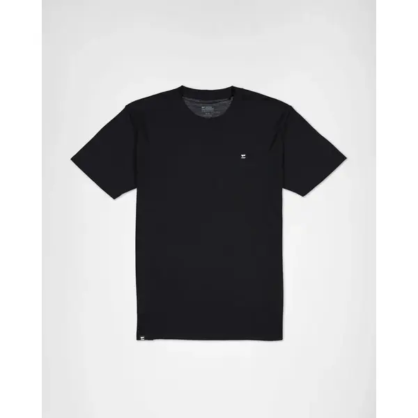 Mons Royale - T-shirt męski Icon Merino Classic T-Shirt - Black, Rozmiar: L