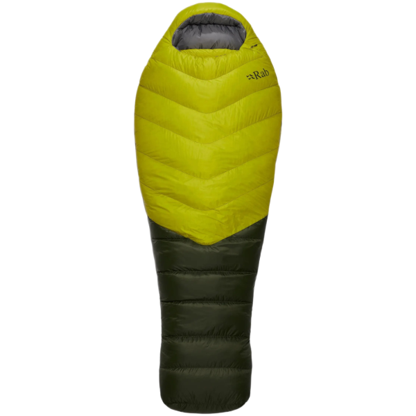 Rab Śpiwór puchowy Alpine 800 - Zest, Rodzaj zamka: RZ - zamek prawy