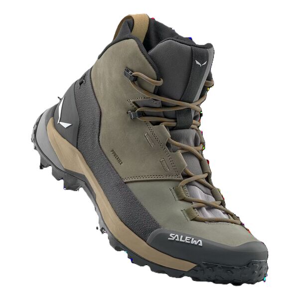Salewa - buty męskie Puez Leather Mid PTX M - Bungee Cord/Onyx, Rozmiar: 42.5, 2 zdjęcie