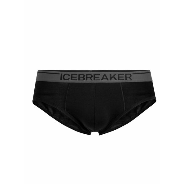 Icebreaker  slipy męskie z wełny merino Anatomica Briefs - Black, Rozmiar: XL