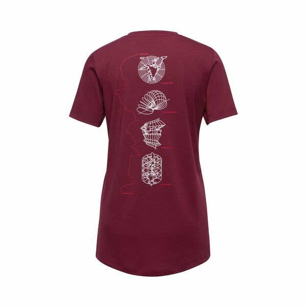 Mammut koszulka damska Mountain T-Shirt Women Eiger - vin, Rozmiar: L, 2 zdjęcie