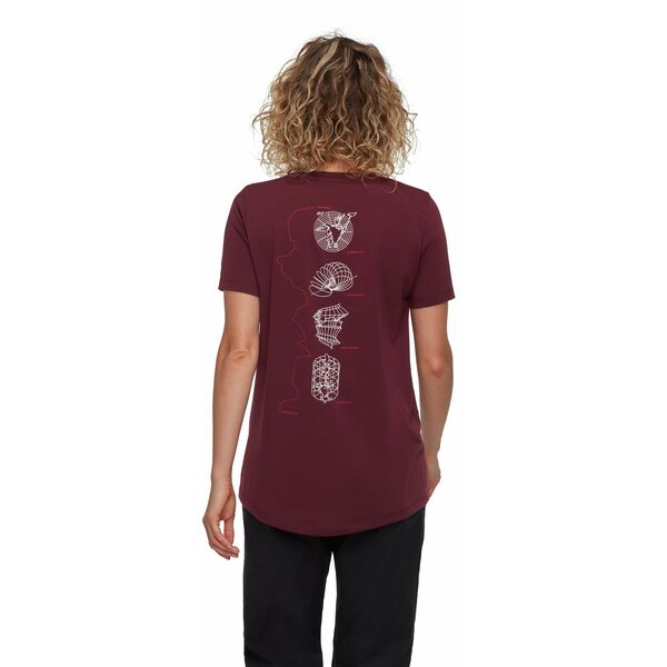 Mammut koszulka damska Mountain T-Shirt Women Eiger - vin, Rozmiar: L, 4 zdjęcie