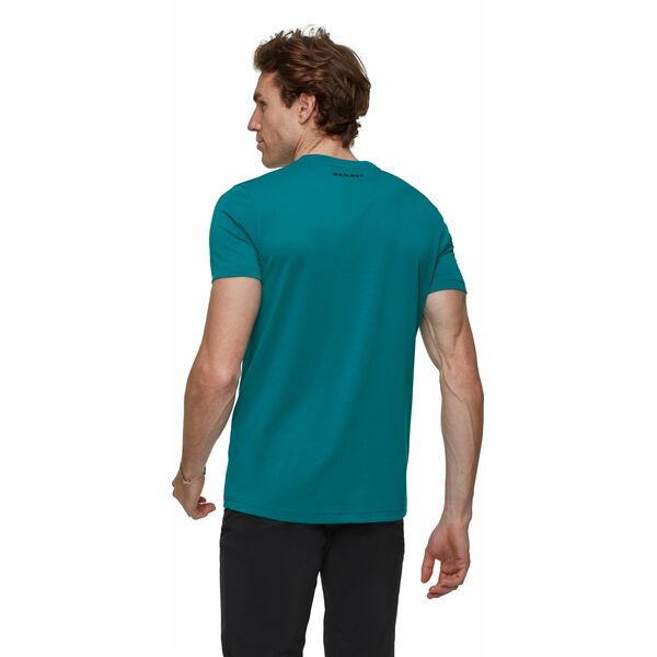 Mammut koszulka męska Trovat T-Shirt Men Mammut - deep teal, Rozmiar: L, 4 zdjęcie