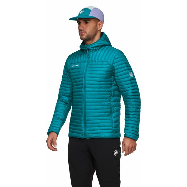 Mammut kurtka puchowa męska Broad Peak Light IN Hooded Jacket Men - deep teal, Rozmiar: L, 3 zdjęcie