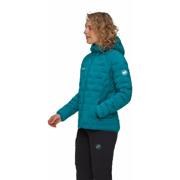 Mammut kurtka damska Sender IN Hooded Jacket Women - deep teal, Rozmiar: L, 3 zdjęcie