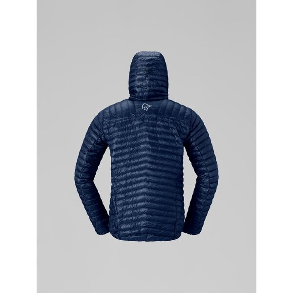 Norrona - Męska kurtka puchowa trollveggen down800 super light Hood Indigo Night, Rozmiar: XL, 7 zdjęcie