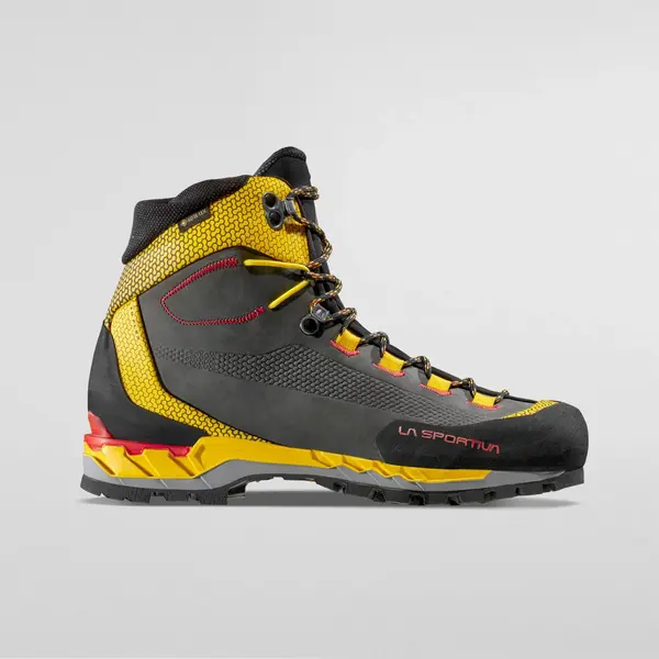 La Sportiva - Męskie buty wysokogórskie Trango Tech Leather Gtx Black/Yellow, Rozmiar: 43.5, 3 zdjęcie