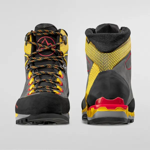 La Sportiva - Męskie buty wysokogórskie Trango Tech Leather Gtx Black/Yellow, Rozmiar: 45, 5 zdjęcie