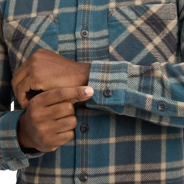 Black Diamond koszula męska M Project Heavy Flannel - Midnight Blue-Charcoal Plaid, Rozmiar: L, 2 zdjęcie