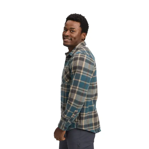 Black Diamond koszula męska M Project Heavy Flannel - Midnight Blue-Charcoal Plaid, Rozmiar: L, 5 zdjęcie