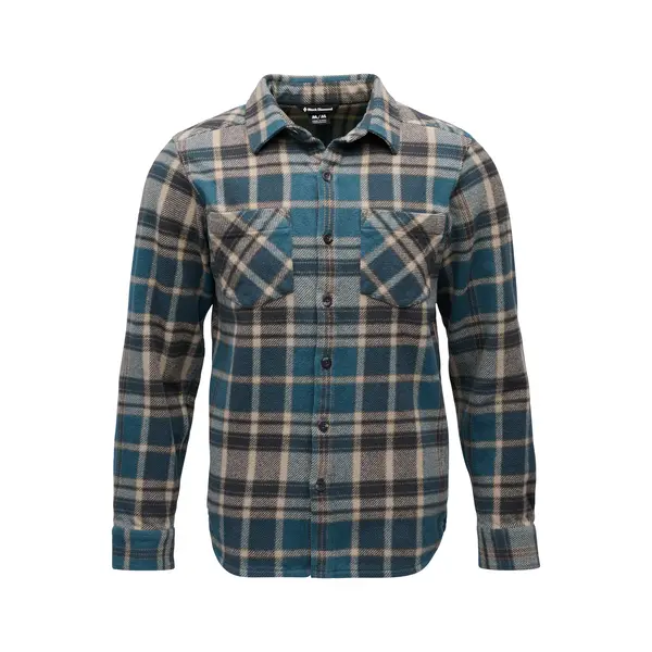 Black Diamond koszula męska M Project Heavy Flannel - Midnight Blue-Charcoal Plaid, Rozmiar: L