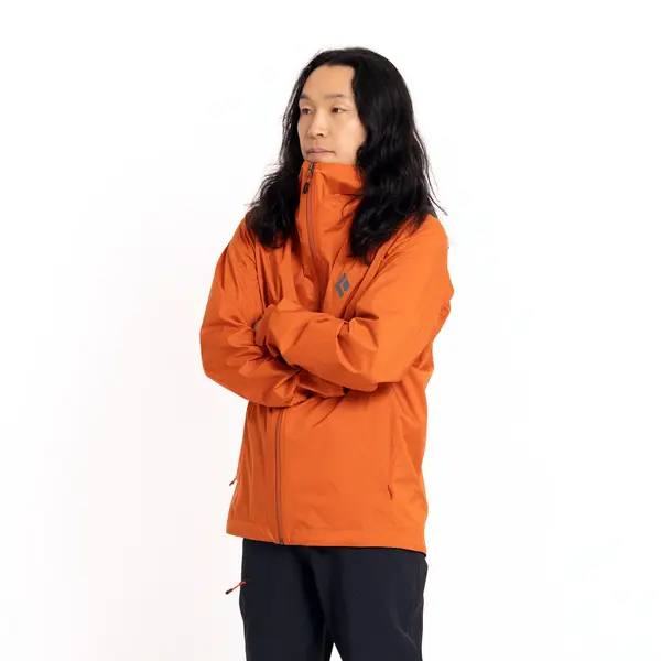 Black Diamond - Kurtka przeciwdeszczowa męska Fineline Stretch Shell - Saffron, Rozmiar: M, 2 zdjęcie