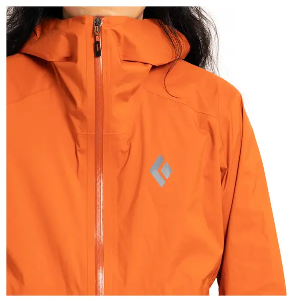 Black Diamond - Kurtka przeciwdeszczowa męska Fineline Stretch Shell - Saffron, Rozmiar: M, 4 zdjęcie